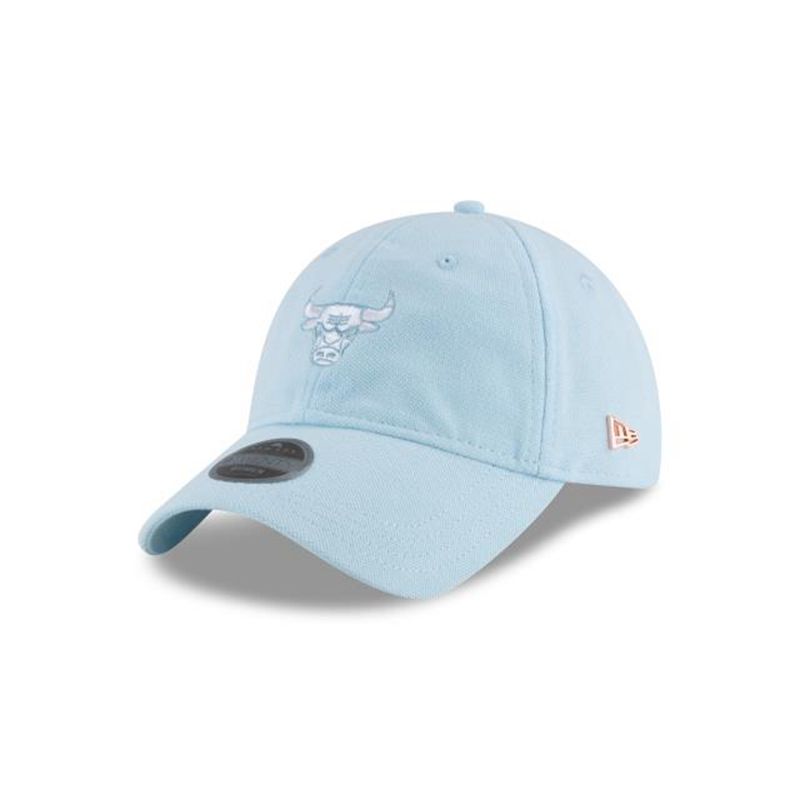 NBA Chicago Bulls Womens Micro Stitch 9Twenty Adjustable (XTA9234) - Blue New Era Caps